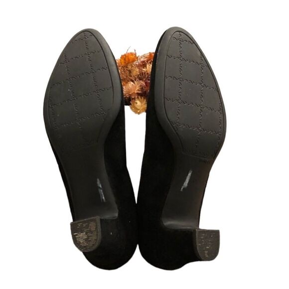 Vaneli black suede material heels size 7.5‎ - Picture 5 of 9